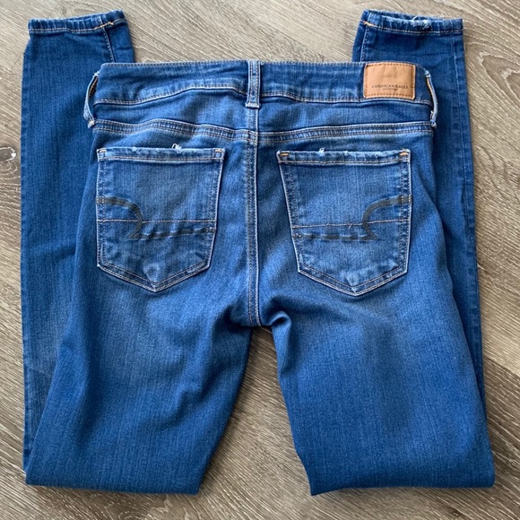 AE American Eagle Super Stretch Jegging 2 Short - Picture 3 of 10